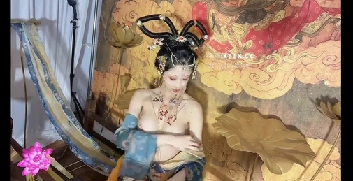 圈极品Cospaly推特女神▌钛合金TiTi ▌画中仙 古色仙香酥乳玉体 神秘地带欲血喷张55P1V